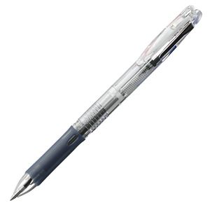 （まとめ） ゼブラ 多色油性ボールペン クリップ-オン スリム3C 0.7mm （軸色 透明） B3A5-C 1本 【×20セット】