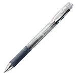 （まとめ） ゼブラ 多色油性ボールペン クリップ-オン スリム3C 0.7mm （軸色 透明） B3A5-C 1本 【×20セット】