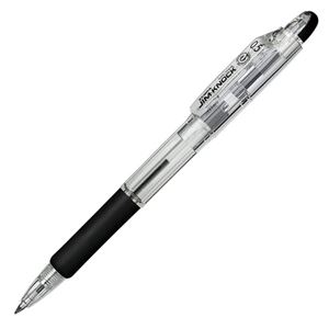 （まとめ） ゼブラ 油性ボールペン ジムノック 0.5mm 黒 KRBS-100-BK 1本 【×60セット】