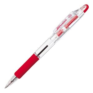 （まとめ） ゼブラ 油性ボールペン ジムノック 0.7mm 赤 KRB-100-R 1本 【×60セット】