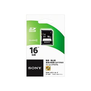 （まとめ） ソニー SDHCメモリーカード ベーシックモデル 16GB Class4 SF-16BF 1枚 【×2セット】