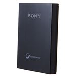 （まとめ） ソニー スマホ用軽量・コンパクトタイプUSBポータブル電源 3400mAh MicroUSBケーブル付属 ブラック CP-V3BB 1個 【×2セット】