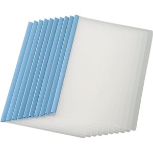 （まとめ） テージー カラーバーファイル A4タテ 15枚収容 スカイ CBX-13 1パック（10冊） 【×10セット】
