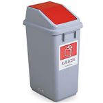 （まとめ） テラモト 分別トラッシュペール30 燃えるゴミ 32L DS-230-002-2 1台 【×2セット】
