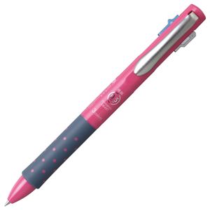 （まとめ） トンボ鉛筆 3色油性ボールペン リポータースマート3 0.5mm （軸色 ピンク） BC-TRLE82 1本 【×20セット】