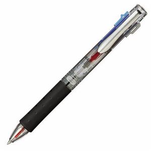 （まとめ） トンボ鉛筆 3色油性ボールペン リポータースマート3 0.7mm （軸色 透明） BC-TRL20 1本 【×20セット】