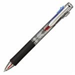 （まとめ） トンボ鉛筆 3色油性ボールペン リポータースマート3 0.7mm （軸色 透明） BC-TRL20 1本 【×20セット】