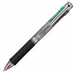 （まとめ） トンボ鉛筆 4色油性ボールペン リポータースマート4 0.7mm （軸色 透明） BC-FRL20 1本 【×15セット】