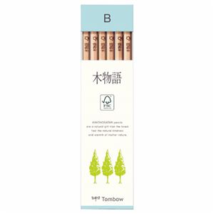 （まとめ） トンボ鉛筆 鉛筆 F 木物語 B LA-KFB 1ダース（12本） 【×10セット】