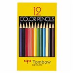 （まとめ） トンボ鉛筆 色鉛筆 紙箱 12色（各色1本） CQ-NA12C 1箱 【×5セット】