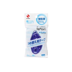 （まとめ） ニチバン テープのり tenori 強粘着 つめ替え用 8.4mm×16m TN-TE8S 1個 【×20セット】