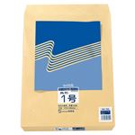 （まとめ） ピース R40再生紙クラフト封筒 角1 85g／m2 702 1パック（100枚） 【×4セット】