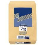 （まとめ） ピース R40再生紙クラフト封筒 角7 85g／m2 625 1パック（100枚） 【×10セット】