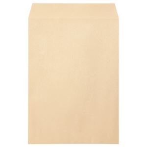（まとめ） ピース 間伐材クラフト封筒 角2 85g／m2 695-60 1パック（100枚） 【×4セット】