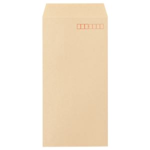 （まとめ） ピース 間伐材クラフト封筒 長3 85g／m2 〒枠あり 390-60 1パック（100枚） 【×10セット】