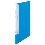 （まとめ） ビュートン 名刺ホルダー A4タテ 200名用 ヨコ入れ スカイブルー INC-A4-200SB 1冊 【×10セット】