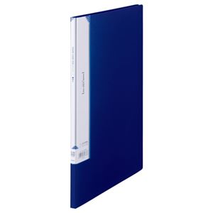 （まとめ） ビュートン 名刺ホルダー A4タテ 200名用 ヨコ入れ ダークブルー INC-A4-200DB 1冊 【×10セット】