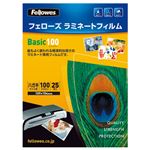 （まとめ） フェローズ ラミネートフィルム ハガキサイズ 100μ 5400401 1パック（25枚） 【×15セット】