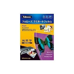 （まとめ） フェローズ ラミネートフィルム マットタイプ A4 80μ 5404101 1パック（10枚） 【×10セット】