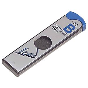 （まとめ） プラチナ プラチナシャープ SHARP芯 P-LEAD 0.5mm B シン5Q-200A#5 1個（40本） 【×40セット】