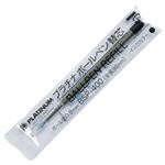 （まとめ） プラチナ 油性ボールペン替芯 ステンレスチップ 0.8mm 黒 BSP-400#1 1本 【×15セット】