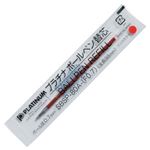 （まとめ） プラチナ 油性ボールペン替芯（なめらかインク） 0.7mm 赤 SBSP-80A（F07）#2 1セット（10本） 【×5セット】
