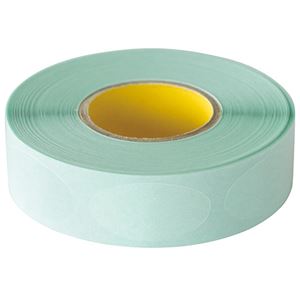 （まとめ） ヘッズ 透明ロールシール 25×13mm M-1RS 1パック（500枚） 【×5セット】