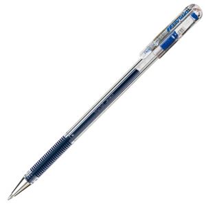 （まとめ） ぺんてる ゲルインクボールペン ハイブリッド 0.5mm 青 業務用パック EK105-GC 1箱（10本） 【×5セット】