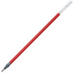 （まとめ） ぺんてる ゲルインクボールペン替芯 0.5mm 赤 ハイブリッドキャップ式用 XKFLS5-B 1セット（10本） 【×10セット】