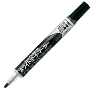 （まとめ） ぺんてる ホワイトボードマーカー ノックル 細字丸芯 黒 EMWLS-A 1本 【×30セット】