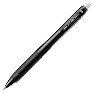 （まとめ） ぺんてる 油性ボールペン ビクーニャ エックス 0.5mm 黒 BX105A-A 1本 【×60セット】
