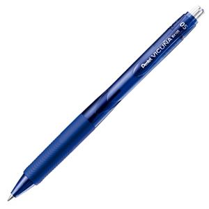（まとめ） ぺんてる 油性ボールペン ビクーニャ エックス 0.5mm 青 BX105C-C 1本 【×60セット】