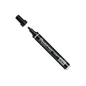 （まとめ） ぺんてる 油性マーカー Pentel PEN N50 黒 N50-AD 1本 【×60セット】
