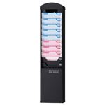 （まとめ） マックス タイムカードラック 10人用 黒 ER-RB10 1台 【×4セット】