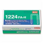 （まとめ） マックス ホッチキス針 大型12号シリーズ 100本連結×6個入 1224FA-H 1箱 【×5セット】