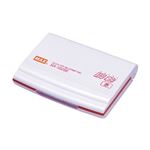 （まとめ） マックス 瞬乾スタンプ台 小形 赤 SA-102SE 1個 【×10セット】