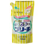 （まとめ） ミツエイ らくらくカラーブリーチ 詰替用 720ml 1個 【×40セット】