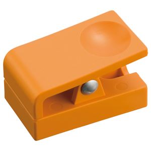 （まとめ） ミツヤ プラマグネットクリップ 小 橙 ME-PMCSK-OR 1個 【×30セット】