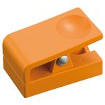 （まとめ） ミツヤ プラマグネットクリップ 小 橙 ME-PMCSK-OR 1個 【×30セット】
