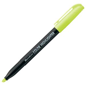 （まとめ） モナミ 蛍光ペン COLOR HIGHLIGHTER シングルタイプ 黄 20101 1本 【×80セット】
