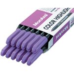 （まとめ） モナミ 蛍光ペン COLOR HIGHLIGHTER シングルタイプ 紫 20105 1セット（12本） 【×5セット】