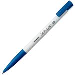 （まとめ） モナミ 油性ボールペン softball+ 0.7mm 青 12403 1セット（12本） 【×10セット】