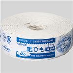 （まとめ） モリオト 紙ひも エコひも君 みるく2-100 2mm×100m 白 1巻 【×20セット】