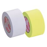 （まとめ） ヤマト メモック ロールテープ つめかえ用 25mm幅 白＆レモン R-25H-WL 1パック（2巻） 【×15セット】