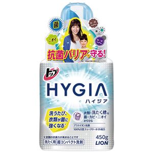 （まとめ） ライオン トップ HYGIA 本体 450g 1本 【×10セット】