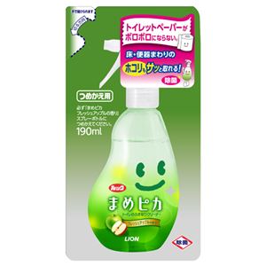 （まとめ） ライオン ルック まめピカ トイレのふき取りクリーナー つめかえ用 190ml 1個 【×20セット】