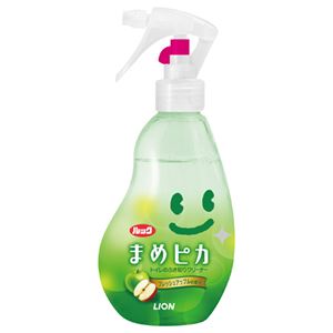 （まとめ） ライオン ルック まめピカ トイレのふき取りクリーナー 本体 210ml 1本 【×10セット】