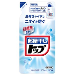 （まとめ） ライオン 液体部屋干しトップ つめかえ 600ml 1個 【×10セット】