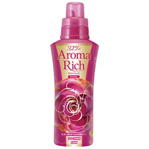 （まとめ） ライオン 香りとデオドラントのソフラン アロマリッチ スカーレット 本体 600ml 1本 【×10セット】