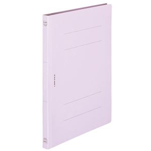 （まとめ） ライオン事務器 フラットファイル（環境） 樹脂押え具 A4タテ 150枚収容 背幅18mm パープル A-512KA4S 1セット（10冊） 【×5セット】